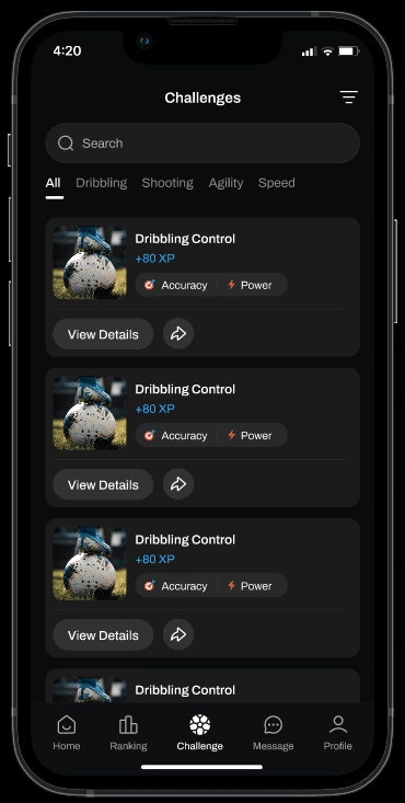 Skill challenges that earn XP and prove specific abilities